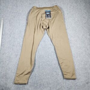 Peckham Drawers Mid Weight Men Medium Regular Brown Polartec Gen III Base Layer